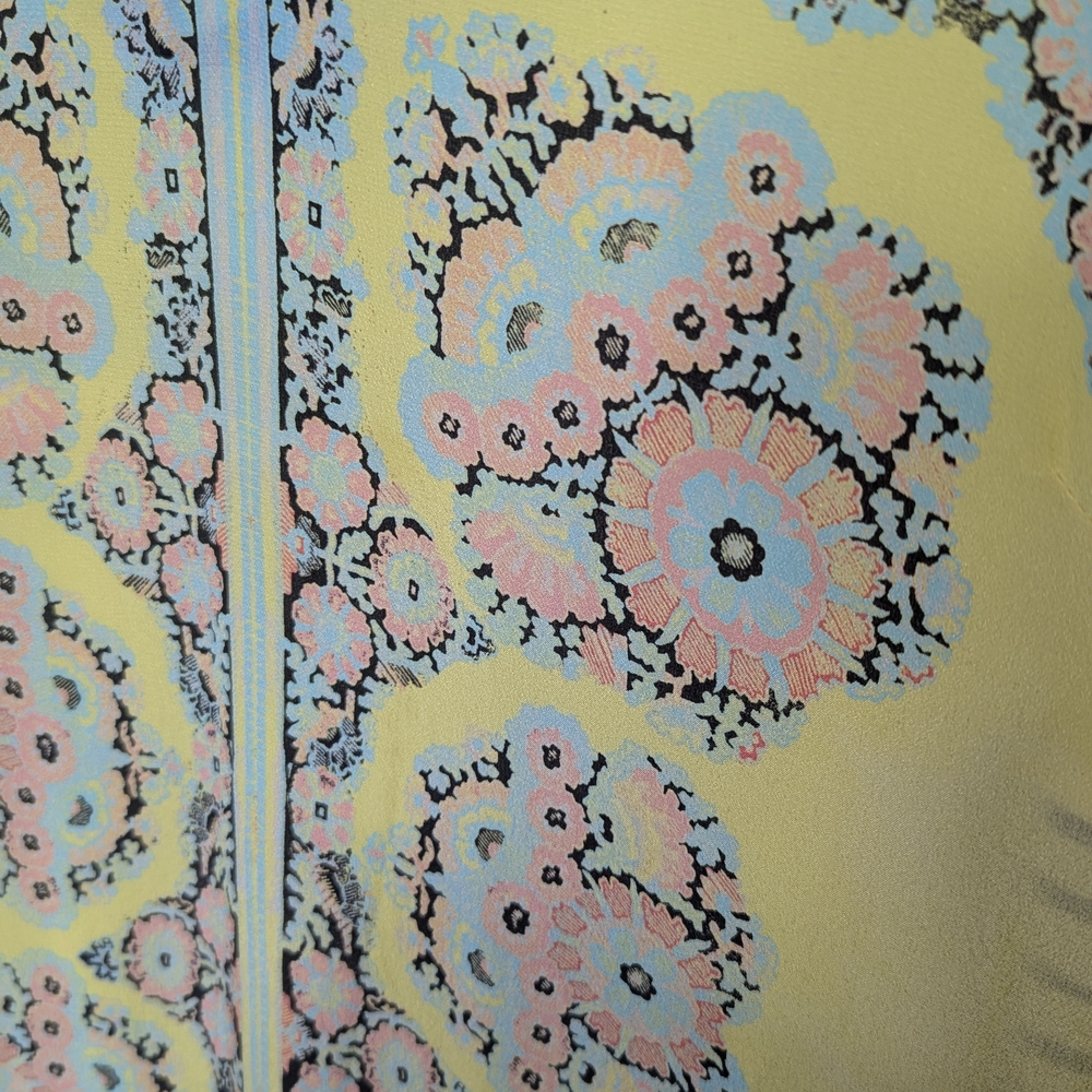 Nanette Lepore NYC 100% Silk Floral Handkerchief Maxi 8 - Picture 7 of 10